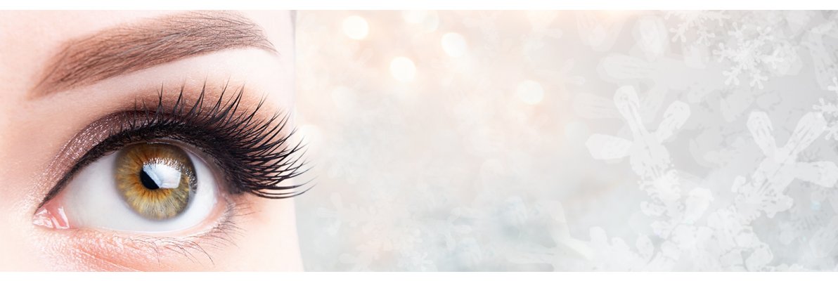 Droge ogen in de winter