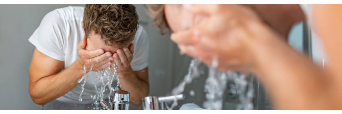 Reiniging mannenhuid