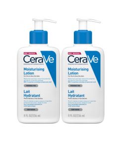 2x CeraVe Hydraterende Melk - voor droge tot zeer droge huid - 236ml
