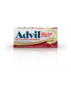 Advil Liquid Reliva Forte Capsules 400mg 