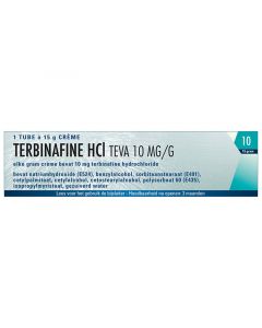 Terbinafine Crème 10mg/g Teva 15gr