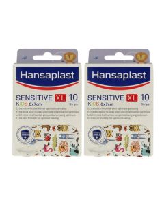 Hansaplast Senstive Kids XL - Pleisters - Voordeelverpakking van 2