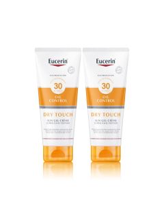 Eucerin Sun Oil Control Dry Touch Gel-Crème Zonnebrand Gezicht - SPF 30 - 2x200ml