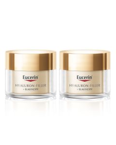 Eucerin Hyaluron-Filler + Elasticity Anti-rimpel Dagcreme SPF 30 - 2x50ml