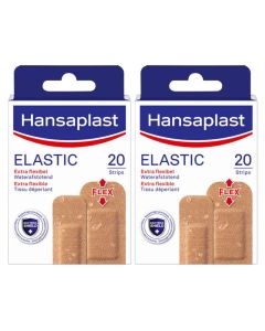 Hansaplast Elastic 20 Strips 2-pack