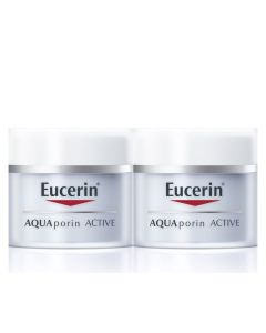 Eucerin AQUAporin Active Droge Huid Gezichtcrème - 2x50ml