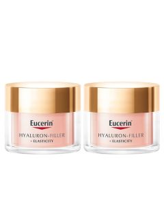 Eucerin Hyaluron-Filler + Elasticity Anti-Rimpel Dagcreme Rose SPF 30 - 2x50ml