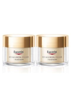 Eucerin Hyaluron-Filler + Elasticity Anti-rimpel Dagcreme SPF 15 - 2x50ml