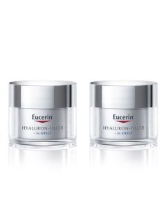Eucerin Hyaluron-Filler + 3x EFFECT Anti-Age Dagcreme Droge Huid SPF 15 - 2x50ml