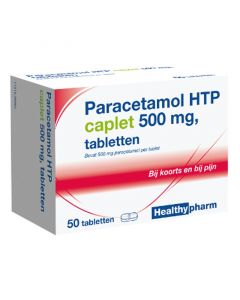 Healthypharm Paracetamol Caplet Tablet 500mg 