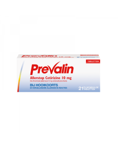 Prevalin Allerstop Cetirizine 10 Mg 21 tabletten