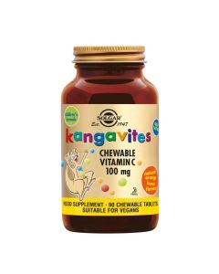 Solgar Kangavites Chewable Vitamin C 100mg Kauwtablet