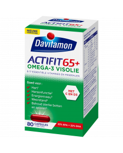 Davitamon Actifit 65+ Omega 3 Visolie capsules