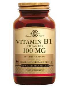 Solgar Vitamin B-1 100 mg - 100 vegatarische capsules