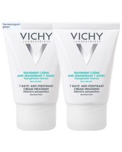 Vichy Deodorant Intense Transpiratie crème 7 dagen - 2x30ml