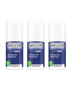 Weleda MEN Deodorant 24h Roll-On 3x50ml