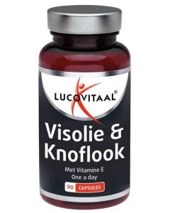 Lucovitaal  - Visolie en Knoflook - vitamine E 