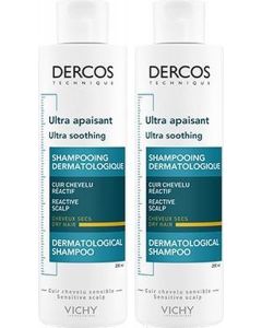 Vichy Dercos Ultra-Kalmerende Shampoo - droog haar - 2x200ml