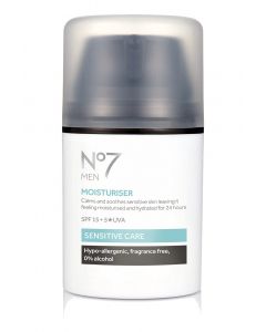 No7 Men Sensitive Moisturiser SPF15