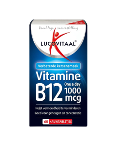 Lucovitaal Vitamine B12 -1000 mcg 60 kauwtabletten