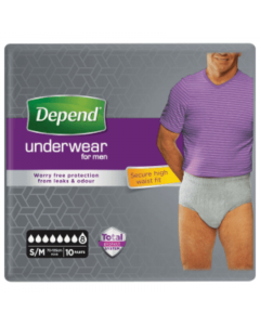 Depend Pants voor Mannen Super S/M 1948 - 10 stuks