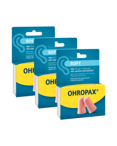 Ohropax Geluiddempers Soft 3x10 stuks