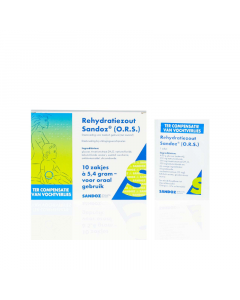 Rehydratiezout Sandoz 5,4g per zakje ORS