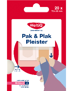 HeltiQ Pak & Plak Pleister Textiel 