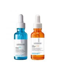 La Roche-Posay Anti-Ageing Serum Routine - Vitamine C12 Serum - 30ml + Hyalu B5 Serum - 30ml
