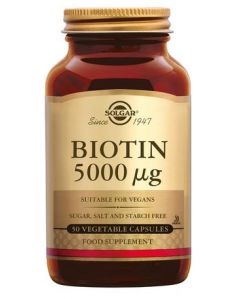 Solgar Biotin 5000 mcg Vegatarische capsules