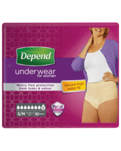 Depend Pants voor Vrouwen Super S/M 1941 - 10 stuks