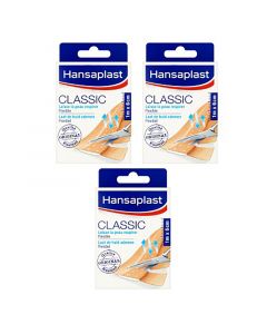 Hansaplast Wondpleister Classic 1mx6cm 3 stuks