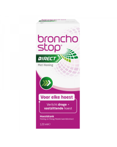 Bronchostop Direct met Honing - Hoestdrank 120 ml