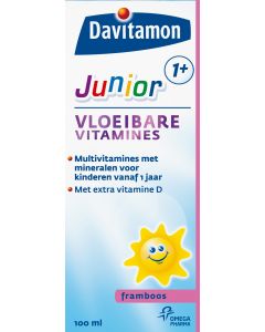 Davitamon Junior 1+ Vloeibaar Framboos