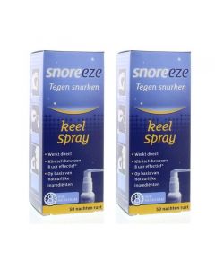 Snoreeze Keelspray tegen snurken 2x22ml