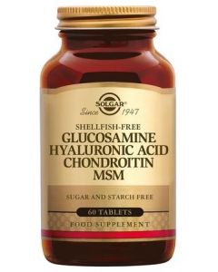 Solgar Glucosamine Hyaluronic Acid Chondroitin MSM