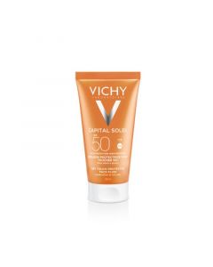  Vichy Capital Soleil SPF50 Dry Touch Zonnecrème - Gemengde tot Vette Huid - Gelaat - 50ml