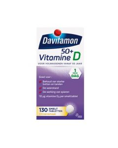 Davitamon Vitamine D 50+ Smelttabletten (10 µg)