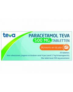Teva Paracetamol Tabletten 500mg