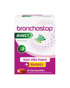 Bronchostop Direct Pastilles met honing