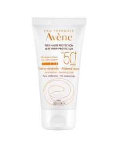Avène Sun Protection Mineral Cream 50+ - Zonnebrand - 50 ml