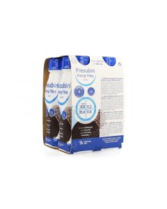 Fresubin 2 kcal Fibre Drink Chocolade 4 stuks