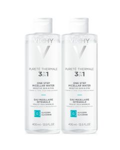 Vichy Pureté Thermale Micellair water - 2x400ml - Gevoelige huid 