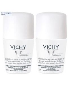 Vichy Deodorant Gevoelige Huid roller - 2x50ml