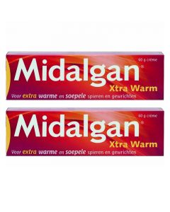 Midalgan Warm Crème 2x60gr