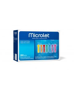 Microlet Lancetten Gekleurd 200 Stuks