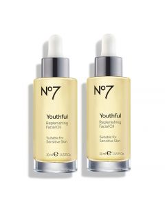 No7 Youthful Facial Oil 2x30ml