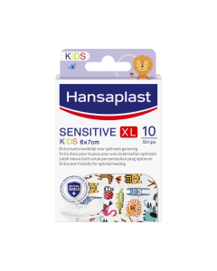 Hansaplast Kids Sensitive Xl Pleister 10 Stuks