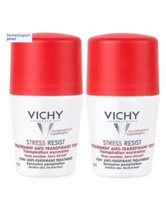 Vichy Deodorant Overmatige Transpiratie roller 72 uur - 2x50 ml