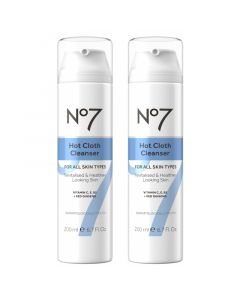 No7 Radiant Results Revitalising Hot Cloth Cleanser 2x200ml